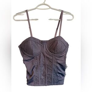 No Boundaries Lilac Lace Corset